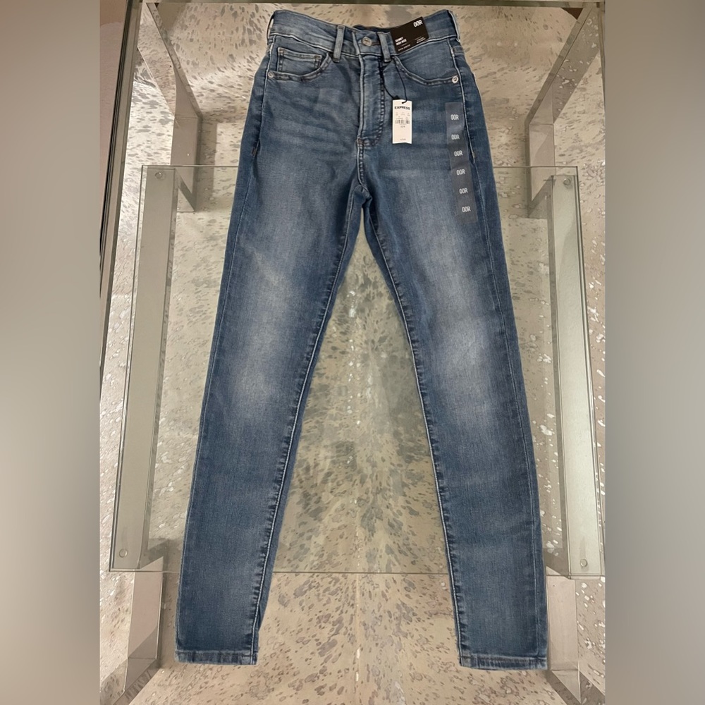 Express Jeans - 00 - Skinny High Rise, Hyper Stretch